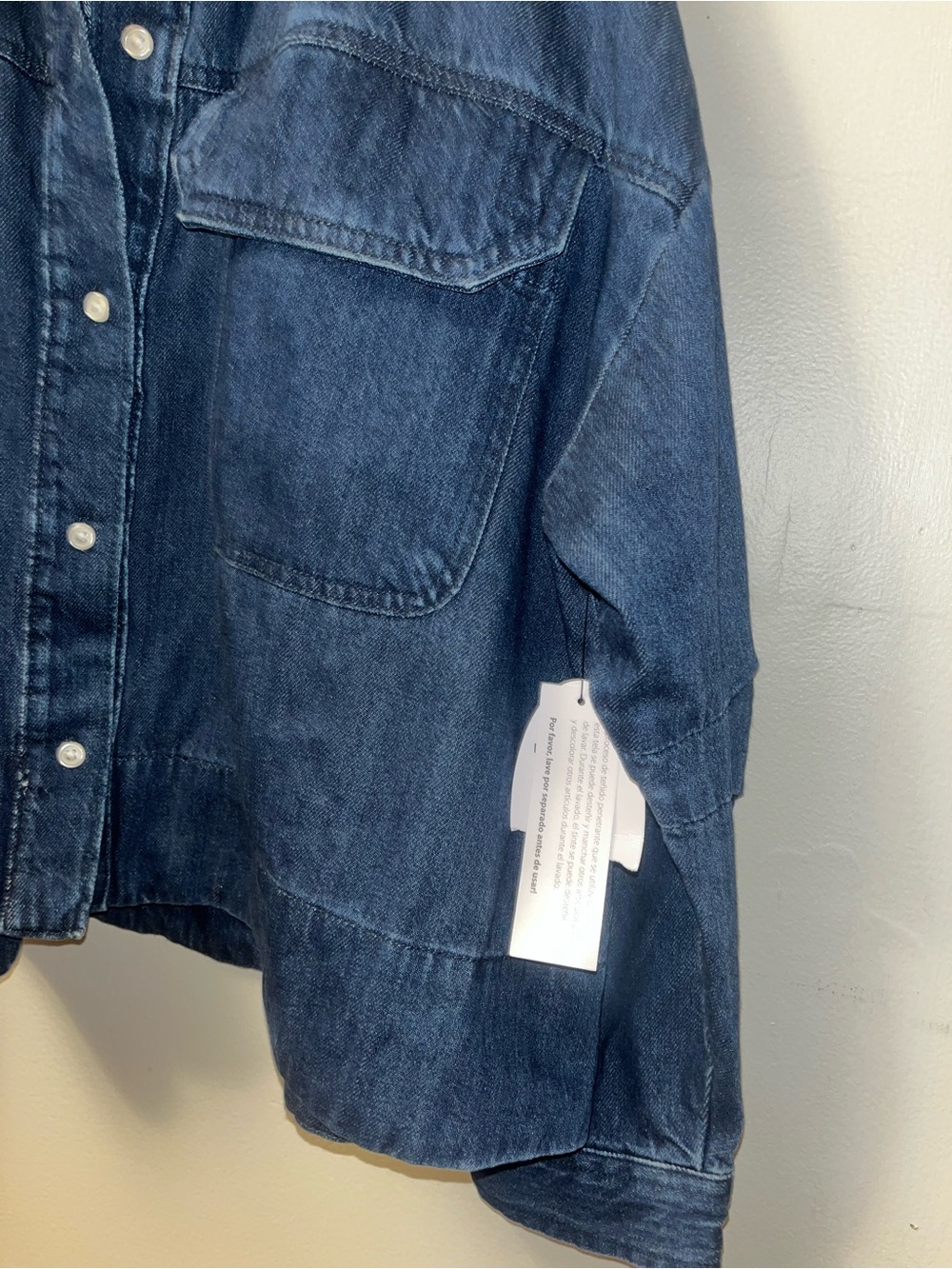 Dark Blue Denim Jacket for Women - Picture 4 of 9